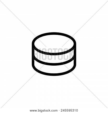 Database Vector Icon On White Background. Database Modern Icon For Graphic And Web Design. Database 