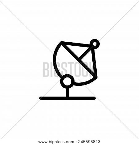 Antenna Vector Icon On White Background. Antenna Modern Icon For Graphic And Web Design. Antenna Ico