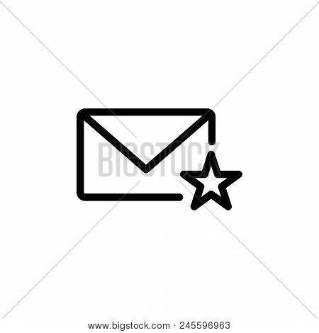 Mail Vector Icon On White Background. Mail Modern Icon For Graphic And Web Design. Mail Icon Sign Fo