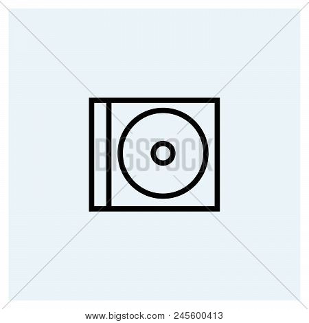 Cd Icon Vector Icon On White Background. Cd Icon Modern Icon For Graphic And Web Design. Cd Icon Ico