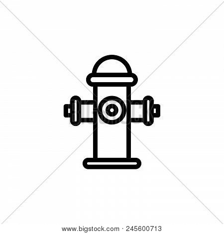 Hydrant Vector Icon On White Background. Hydrant Modern Icon For Graphic And Web Design. Hydrant Ico