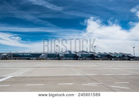 Rostov-on-don, Russia - 28 April 2018: View To Platov International Airport From Airfield. It Is The