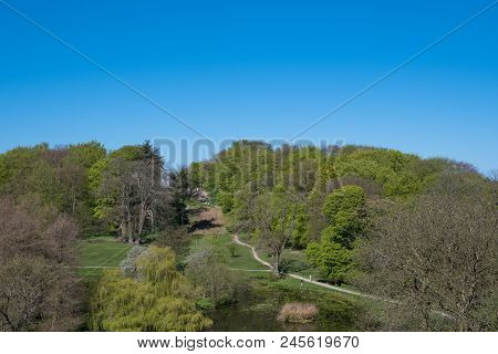 Liselund Park On Island Of Moen In Denmark