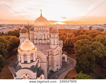 Cathedral Of The Nativity Of Christ In Riga, Latvia