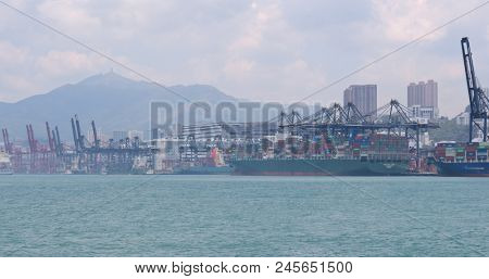 Kwai Tsing, Hong Kong, 02 May 2018:- Kwai Tsing Container Terminal