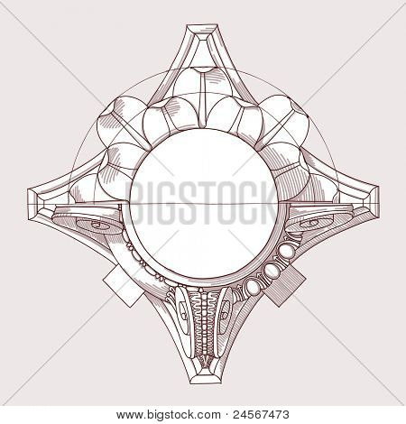 Chapiter คงวาดร่างลำดับสถาปัตยกรรมคอมโพสิต บิตแมปคัดลอก ID 84869272 เวกเตอร์ของฉัน