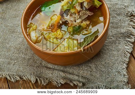 Kapusta - Belarusian Cabbage Soup , Close Up
