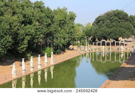 Canopus In Hadrian Villa Near Rome, Italy