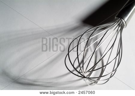 hoher Kontrast Schneebesen mit Schatten