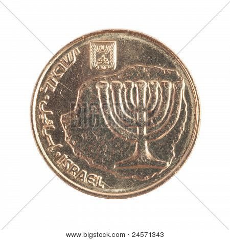 Dix cents israéliens nouveau Sheqel - verso