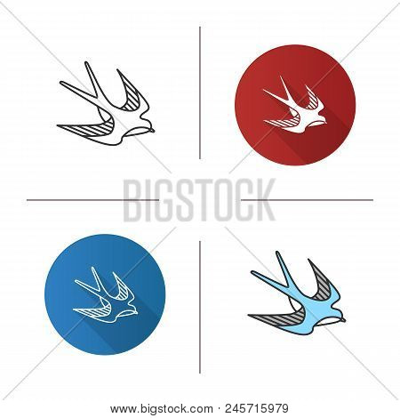 Swallow Bird Icon