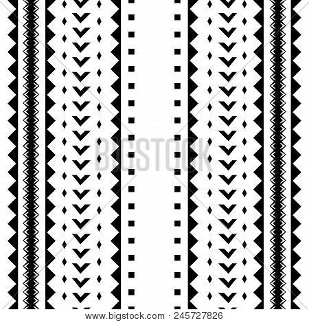 Geometric Seamless Pattern. Abstract Line Geometry Decor Wallpaper. Retro Fabric Design.