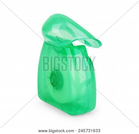 Dental Floss Isolated On A White Background