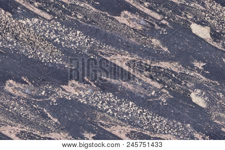 gold and black nikel ore seamless texture macro