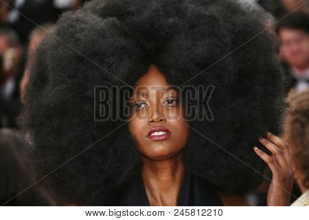 Mariame Sakanoko attends the screening of 'The Wild Pear Tree (Ahlat Agaci)' during the 71st annual Cannes Film Festival at Palais des Festivals on May 18, 2018 in Cannes, France. 