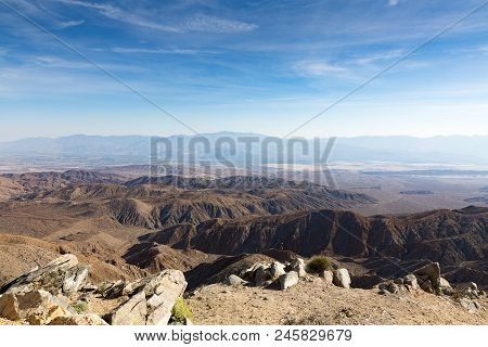 Rock Formation And Sky, Joshua Tree National Park, San Andreas Fault, California, Usa