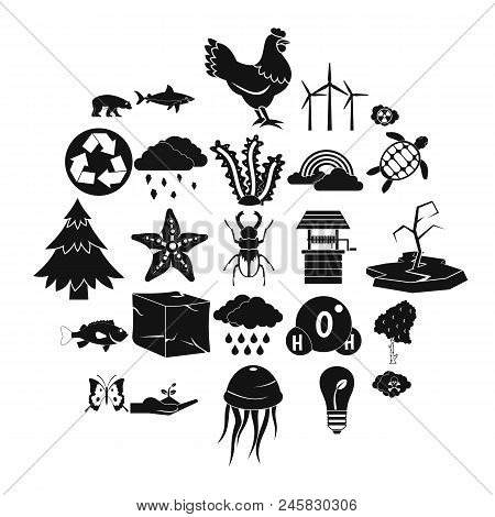 Terra Icons Set. Simple Set Of 25 Terra Vector Icons For Web Isolated On White Background