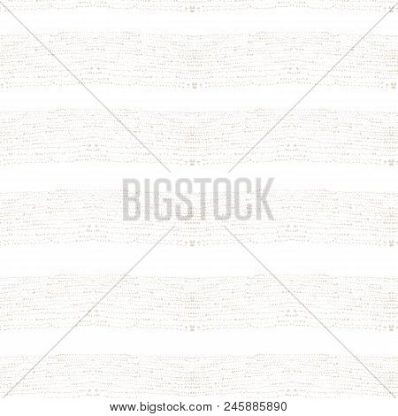 Beige White Grid Pattern. Vector Shibori Line Seamless Print. Organic Watercolor Background. Tie Dye