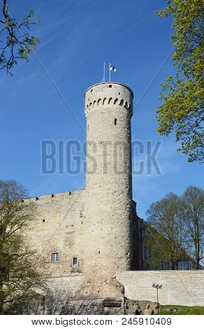 Pikk Hermann Tower Of Toompea Castle, Tallinn, Estonia