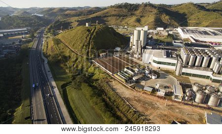 Ambev, One Of The Largest Factories Of Beers In The World, Pirai City In Rio De Janeiro Brazil, Phot