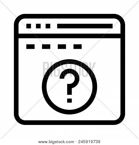 Web Question Elements For Mobile Concept And Web Apps.