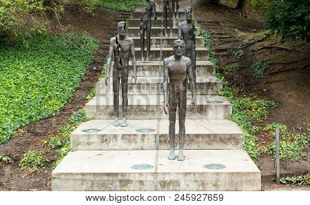 Prague, Czech Republic - 20 August, 2015: Monument To The Victims Of Communism In Prague. A Number O