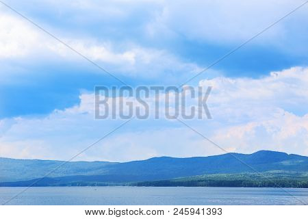 Beautiful Lake Turgoyak Russia South Ural Photo