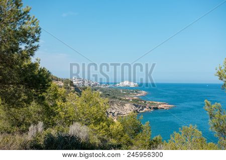 The Coast And The Mountain In Peñíscola