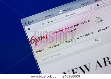 Ryazan, Russia - June 16, 2018: Homepage Of 6pm Website On The Display Of Pc, Url - 6pm.com
