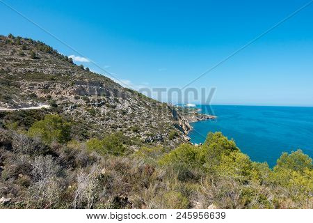 The Coast And The Mountain In Peñíscola