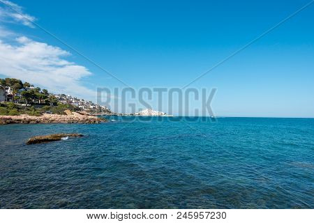 The Coast And The Mountain In Peñíscola