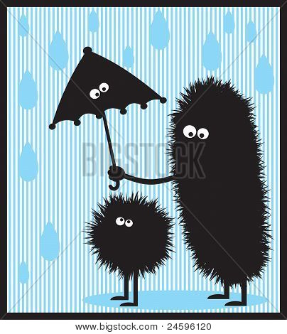 Rain.epsMother y su hija - shaggy monstruos.