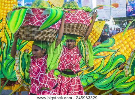 Manila , Philippines - April 27 :participants In The Aliwan Fiesta In Manila Philippines On April 27