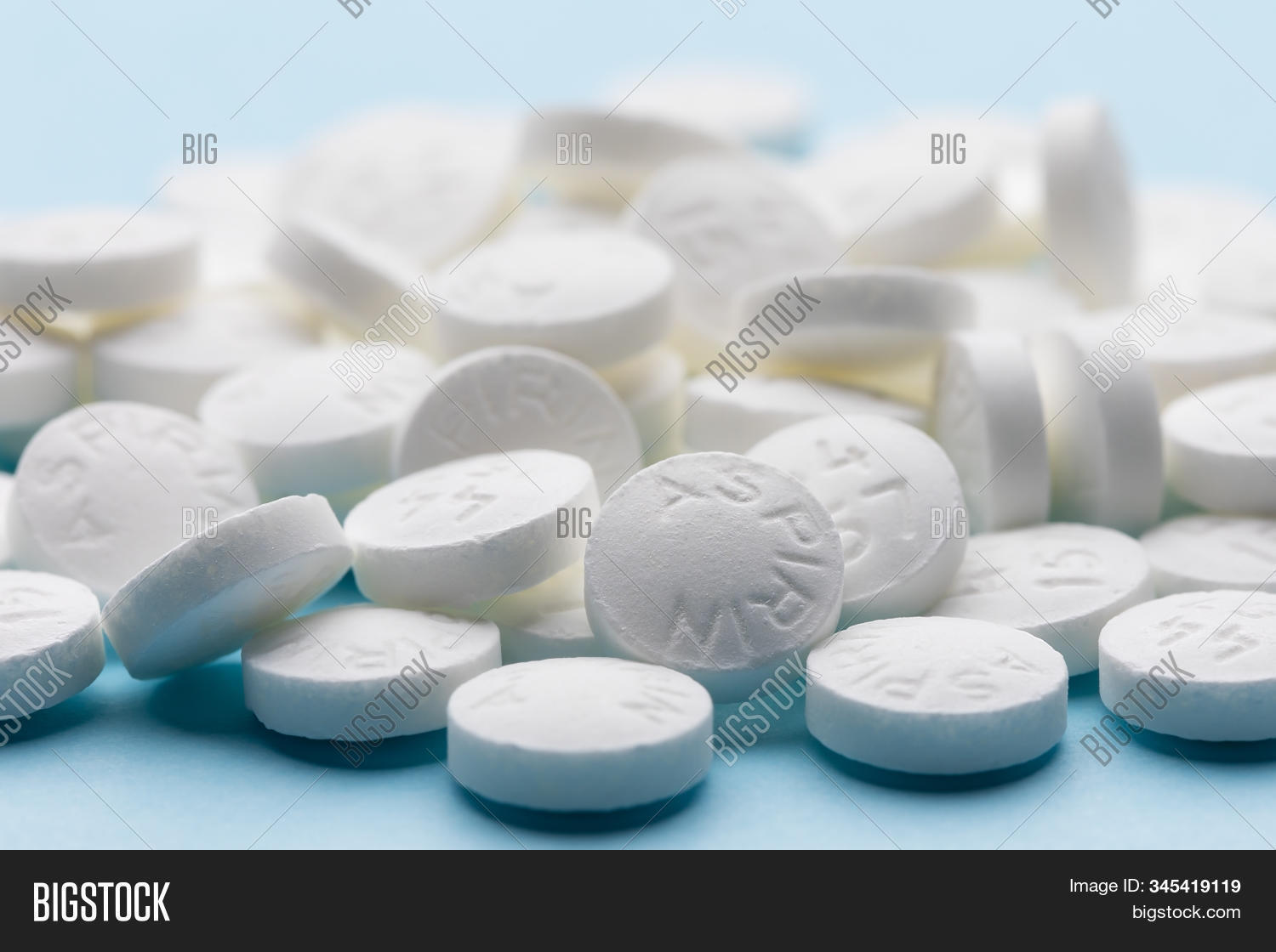 White Aspirin Pills On Image & Photo (Free Trial) Bigstock
