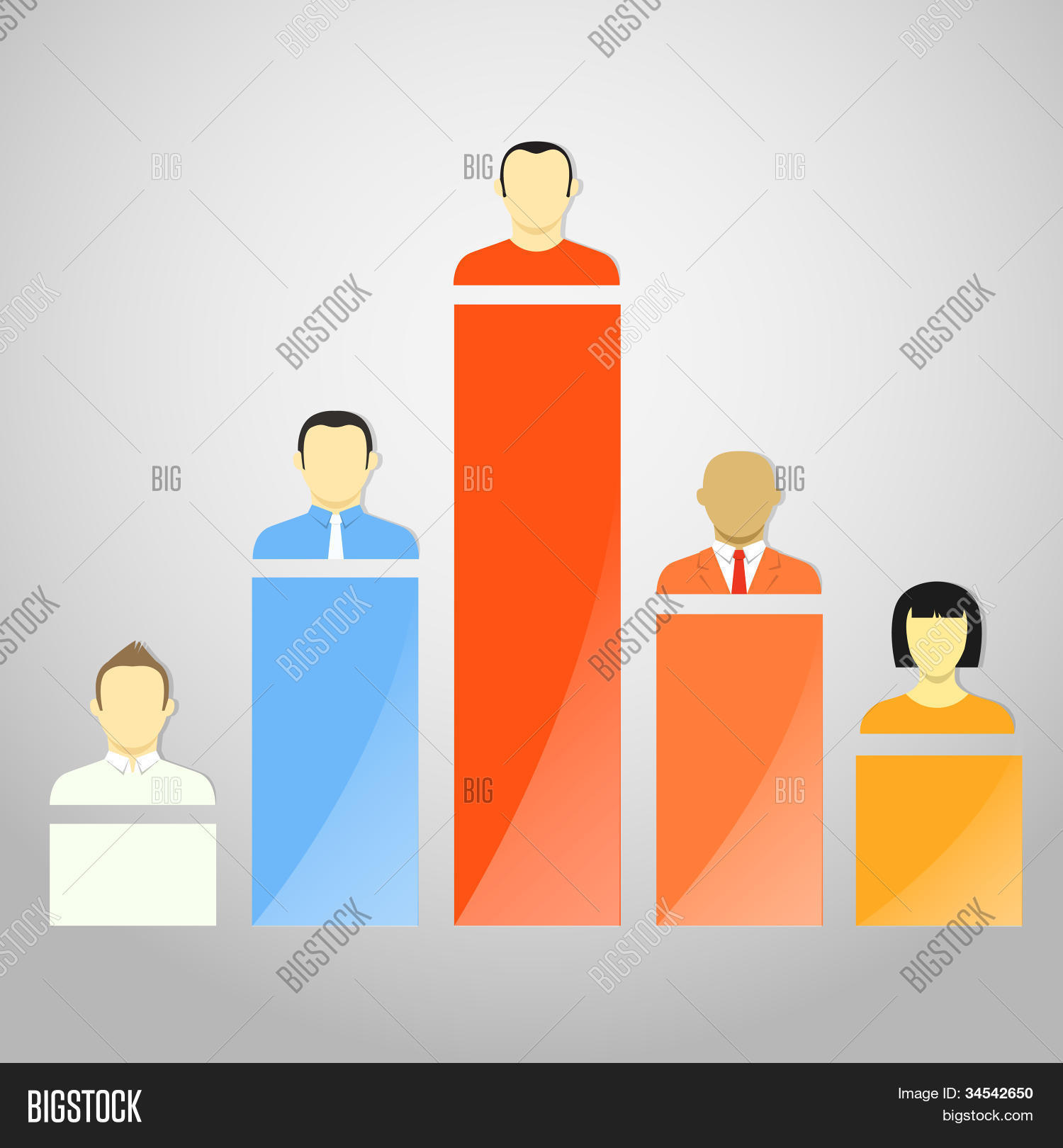 Color Chart Columns Vector & Photo (Free Trial) | Bigstock