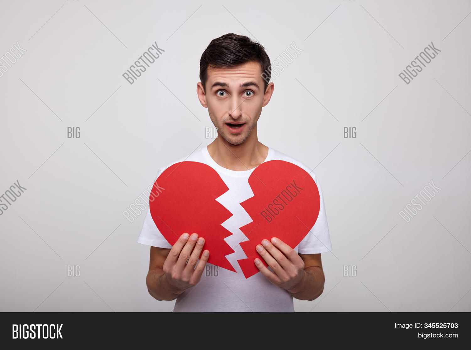 Surprised Cute White Image Photo Free Trial Bigstock