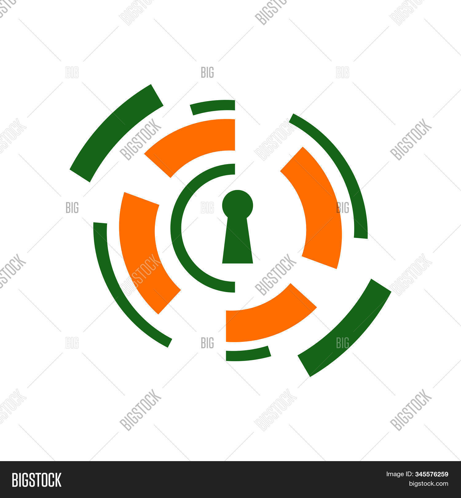 Encrypted Key Cyber Vector & Photo (Free Trial) | Bigstock