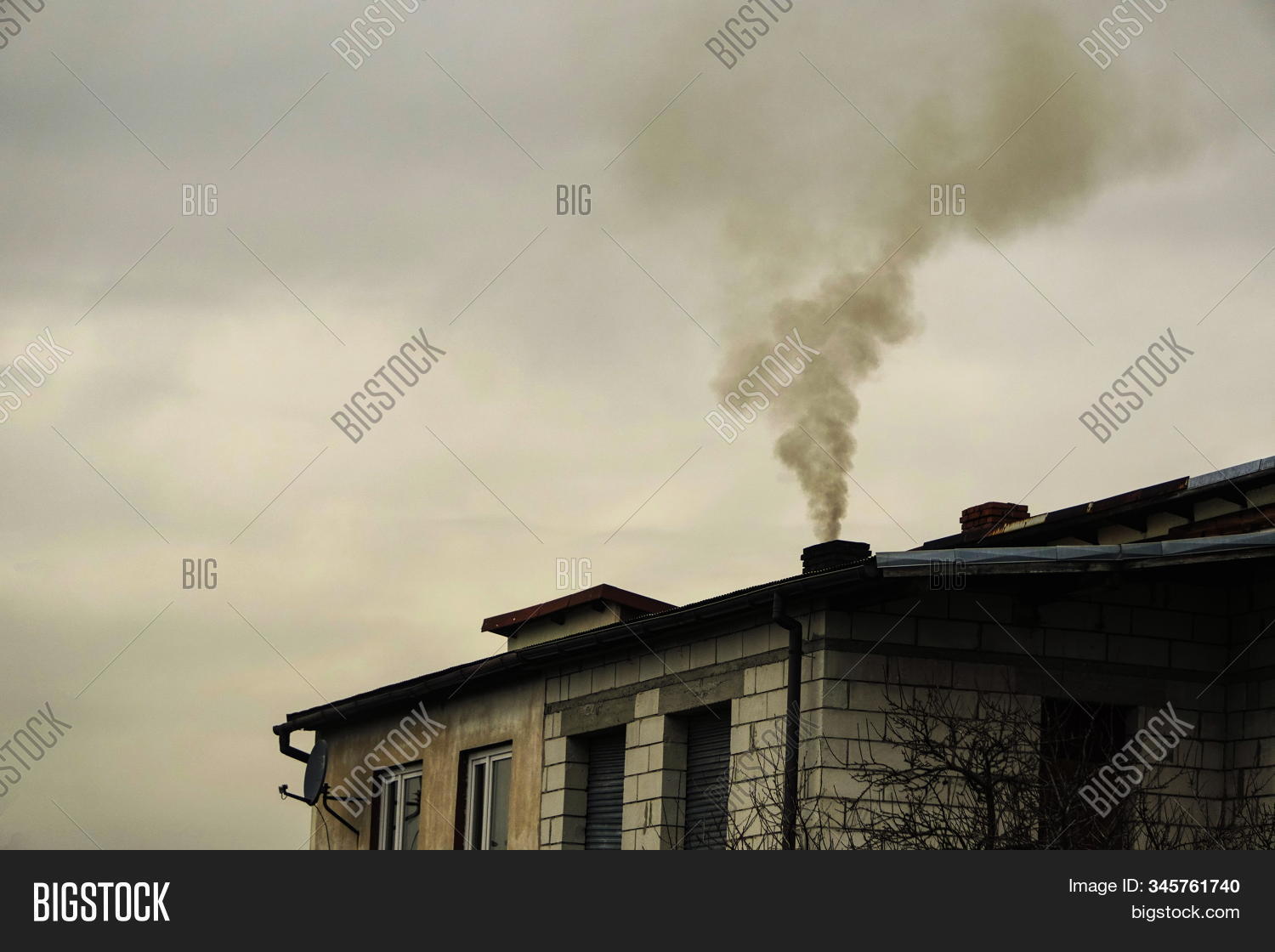 Black Smoke Comes Image & Photo (Free Trial) Bigstock