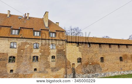 Malbork, Pomerania, Poland - January 2: Castle Of The Teutonic Order In Malbork - The Largest Castle