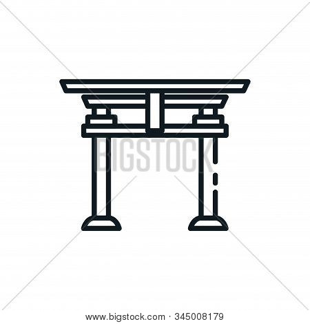 Shinto Tori Gate Symbol Design, Religion Culture Belief Religious Faith God Spiritual Meditation And
