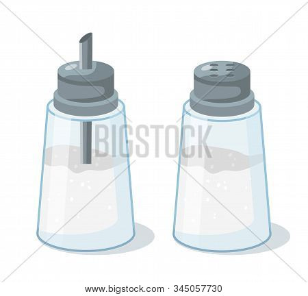 Salt Sugar Shakers Vector Photo Free Trial Bigstock