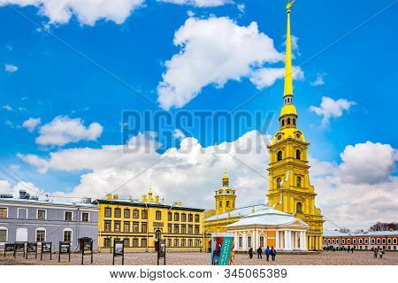 Peter And Paul Fortress And Tomb. Saint Petersburg. Russia.