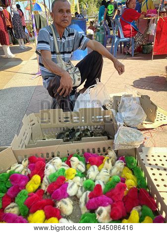 Phon Phisai, Thailand - November 30, 2019: Every Saturday Is Thai And Laos Local Market In Phon Phis