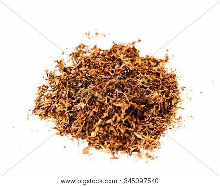 Studio Shot Asian Tobacco Heap Isolated On White