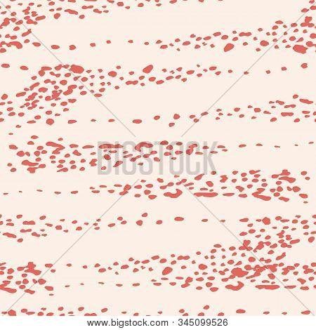 Crimson Red And White Vector Seamless Check Pattern. Allover Pattern. Ink Grunge Grid. Hand Drawn Se