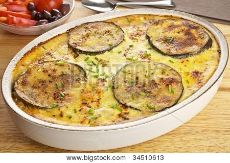 Græske parabol Moussaka