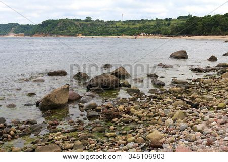 Beautiful Landscape Of The Baltic Sea Coast.