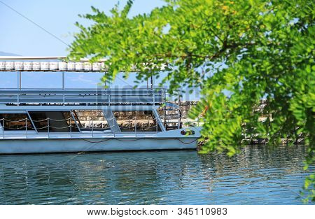 Small Tourist For Passenger Boat In Lake