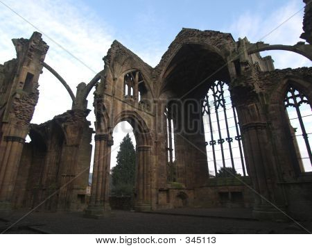 Melrose Abbey architektura
