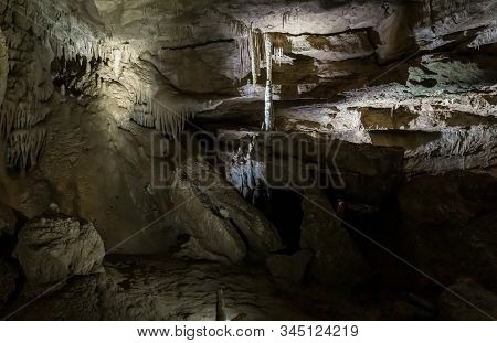 The  Prometheus Cave (also Kumistavi Cave) Near Tskaltubo In The Imereti Region, Georgia